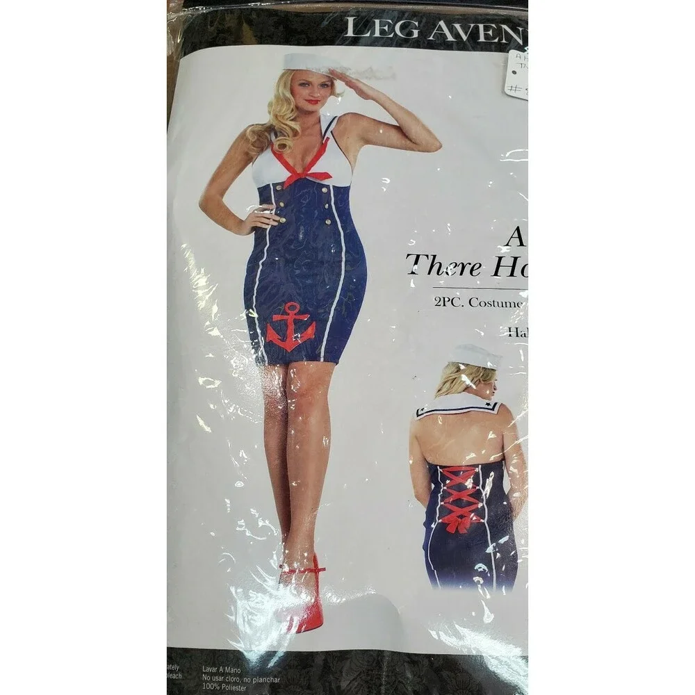 XX 83482 Ahoy There Hottie Sailor Costume Women Leg Avenue